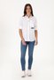 Women's White Long Sleeve Shirt 50299668-Vr013 - 4