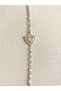 Silver Color Heart Detail Steel Shahmeran
