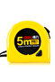 8203 Steel Measuring Tape, 5m × 16mm, Yellow – For Office & Home Measurements - 3