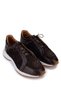 Men's Genuine Leather Brown Sneakers & Sports Shoes - 2