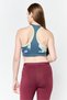 Women Tie Dye Padded Sports Bra, Multicolor - 4