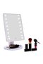 مرآة مكياج LED رمادية 27 × 17 سم - 2