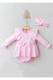 Ruffled Bow Baby Girl Romper Bodysuit Dress - 2