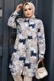 Patterned Mink Hijab Tunic 11677V