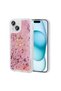 حافظة SYS Milce متوافقة مع هاتف iPhone 15 Plus - وردي