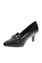 Ladies Low Heel Shoes Black | Made In Brazil - 2