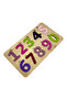 Fairy Tale Number Puzzle, Wooden Insert-And-Connect Puzzle, Colorful Educational Puzzle, Number Learning - 7