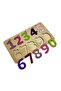 Fairy Tale Number Puzzle, Wooden Insert-And-Connect Puzzle, Colorful Educational Puzzle, Number Learning - 4