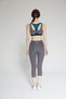 Anthracite Women's High Waist Soft Touch Capri Knee Length Leggings - Fiona - 3