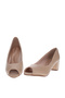 Ladies Mid Heel Shoes Beige | Made In Brazil - 4