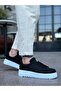 BA0803 BOA High Sole Knitwear Black Men's Shoes - 3