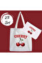 Set of 2 Cloth Bags and Makeup Bags with Campaign