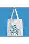 Blue Flower Waterproof Printed Cloth Bag