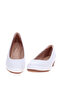 Ladies Low Heel Shoes White | Made In Brazil - 4