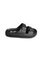 Akinbella men's black navy blue double strap buckle rubber sole sea pool garden slippers - 2