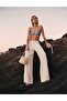 Straight Cut Cotton Trousers - 7