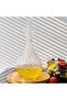 Chubby Striped Borosilicate Glass Oil Bottle 1000 ml 2 Pieces - 2