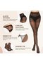 Women's/Girl's Sheer Pantyhose Stockings Tights, Black - 5