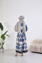 Women's Patterned Cotton Dress - 5