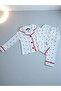 Girl's Heart Front Button Cotton Pajamas Set 3-6 / 9-12 / 12-18 / 18-24 - 2