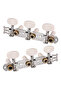 2pcs 3R3L Classical Guitar String Tuning Pegs Keys Tuners With White Button Durable Guitar Tuning... - 2