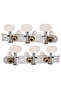 2pcs 3R3L Classical Guitar String Tuning Pegs Keys Tuners With White Button Durable Guitar Tuning... - 3