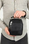 Ck11 Small Size Men's Hand and Shoulder Strap Bag Black - 2