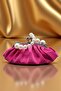 Women's Satin Pearl Desing Evening Dress Bag