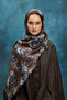 Rossa Pattern Soft Shawl - Brown