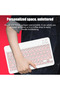 Şık Pembe Bluetooth Klavye Mouse Set (KABLOSUZ, PC/MAC/TABLET UYUMLU) - 3