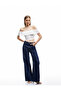Sleeveless Lined Slim Fit Scalloped Embroidery Ruffle Off-The-Shoulder Crop Blouse - 2