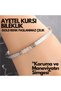 Ayetel Kürsi Inscribed Bracelet Stainless Steel Adjustable Men's/Women's Bracelet - 8