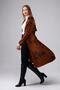 Floral Patterned Lined Long Women's Trench Coat - 6