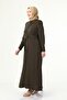 Large Size Summer Ferace with Lace Detail on Collar and Sleeve - 5