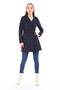 Women's Large Size Lined Trench Coat Cap - 2