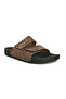 Double Belted Velcro Mink Nubuck Men's Slippers - 3