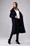 Raglan Sleeve Seasonal Lined Long Trench Coat, Cap - 6
