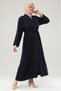 Embroidered Jewelled Zippered Ferace - 5
