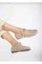 Women's Bitter Brown Daily Ballerina Strap Adjustable Buckle Tweed Fabric Lightweight Comfortable Shoes