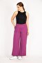 Women's Fujya Large Size Wide Leg Sweatpants Bottom 65n35988