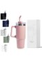 Insulated Water Bottle Megaflask - Leakproof Stainless Steel, Sports & Outdoor 900ml, Blue - 4