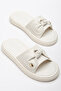 Women's Non-Slip Soft Orthopedic Sole Daily Slippers with Bow - 7