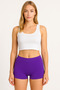 Purple Women's Gathering Shorts Bikini Bottoms Sea Shorts