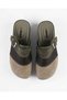 Women's Sabo Slippers - Khaki - Beige - Brown - Comfort Supported Structure Soft Sole - 6