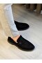 Melinta Black Nubuck Leather Men's Casual Shoes - 5