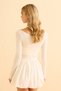 Ecru Balloon Skirt - 4