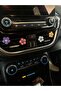 6 Pcs Daisy Flower Car Air Conditioning Ornament Clip Decorations In-Car Mini Daisy Vehicle Accessory - 4