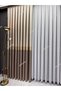 Panel Background Curtain, Elegans Series, Azra Pattern Mink Gold Cream, Crown, Brilliant, Blackout, Dense, Pleated (Single Panel) - 3