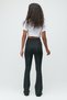 Diver High Waist Spanish Leg Long Sports Leggings 9406 Black - 5