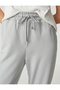 Modal Comfortable Trousers with Tie Waist and Pockets - 5